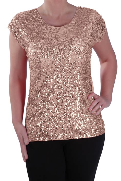 sparkly evening tops.